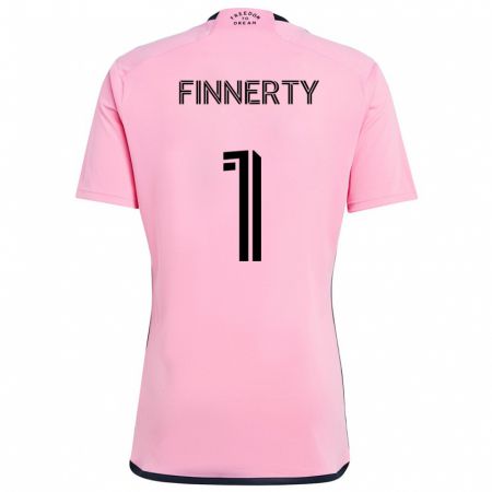 Kandiny Kinder Owen Finnerty #1 Rosa Heimtrikot Trikot 2024/25 T-Shirt