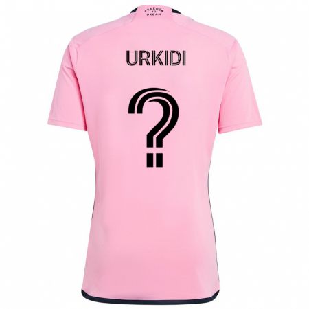 Kandiny Kinder Ian Urkidi #0 Rosa Heimtrikot Trikot 2024/25 T-Shirt