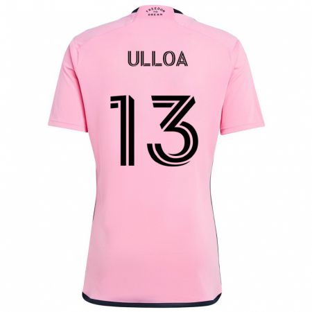 Kandiny Kinder Víctor Ulloa #13 Rosa Heimtrikot Trikot 2024/25 T-Shirt