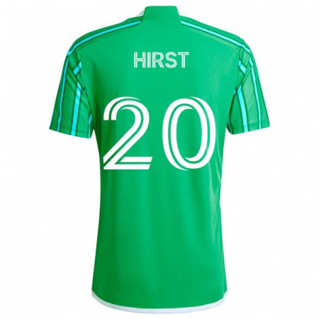 Kandiny Kinder Sophie Hirst #20 Grün Weiß Heimtrikot Trikot 2024/25 T-Shirt