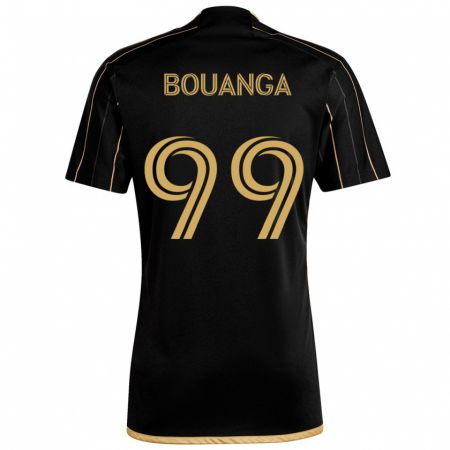 Kandiny Kinder Denis Bouanga #99 Schwarzes Gold Heimtrikot Trikot 2024/25 T-Shirt