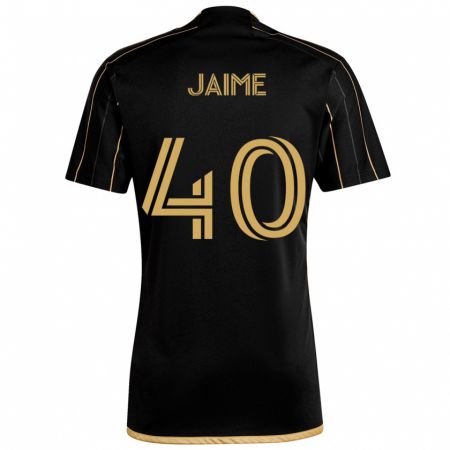 Kandiny Kinder Christopher Jaime #40 Schwarzes Gold Heimtrikot Trikot 2024/25 T-Shirt