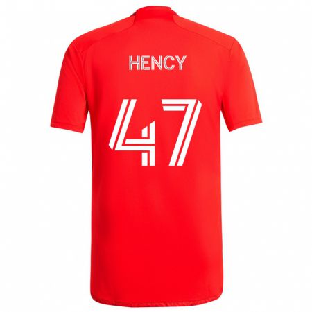 Kandiny Kinder Billy Hency #47 Rot-Weiss Heimtrikot Trikot 2024/25 T-Shirt