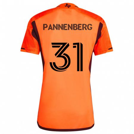 Kandiny Kinder Andrew Pannenberg #31 Orange Schwarz Heimtrikot Trikot 2024/25 T-Shirt