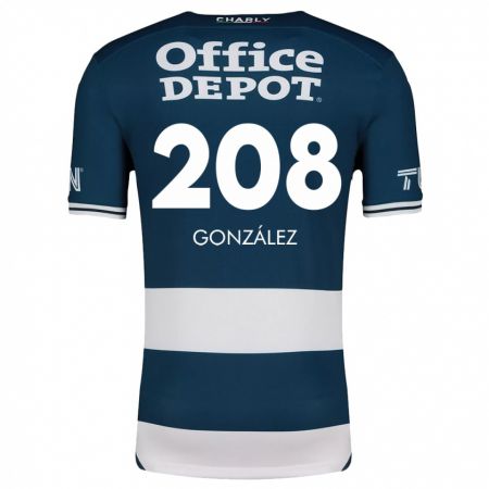 Kandiny Kinder Osvaldo González #208 Blau Weiss Heimtrikot Trikot 2024/25 T-Shirt