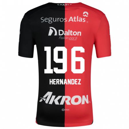 Kandiny Kinder Miguel Hernández #196 Rot Schwarz Heimtrikot Trikot 2024/25 T-Shirt