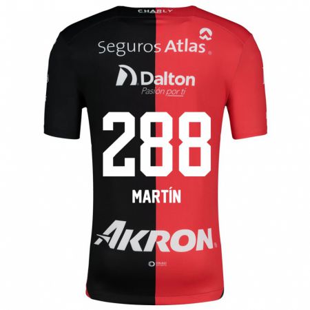 Kandiny Kinder José Martín #288 Rot Schwarz Heimtrikot Trikot 2024/25 T-Shirt