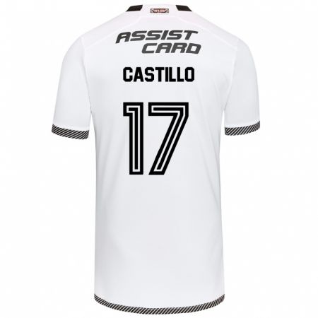 Kandiny Kinder Fabián Castillo #17 Weiß Schwarz Heimtrikot Trikot 2024/25 T-Shirt