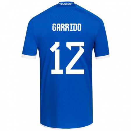 Kandiny Kinder Pedro Garrido #12 Blau Weiss Heimtrikot Trikot 2024/25 T-Shirt