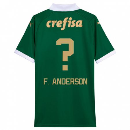 Kandiny Kinder Felipe Anderson #0 Grün Weiß Heimtrikot Trikot 2024/25 T-Shirt