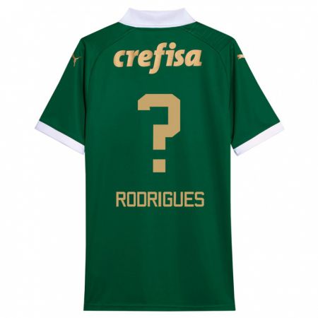 Kandiny Kinder César Rodrigues #0 Grün Weiß Heimtrikot Trikot 2024/25 T-Shirt