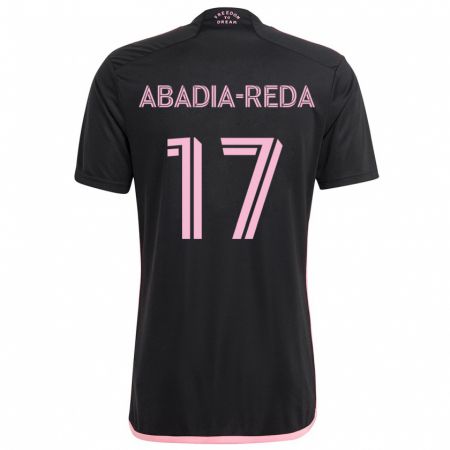 Kandiny Kinder Ezequiel Abadia-Reda #17 Schwarz Auswärtstrikot Trikot 2024/25 T-Shirt