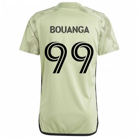 Kandiny Kinder Denis Bouanga #99 Hellgrün Auswärtstrikot Trikot 2024/25 T-Shirt