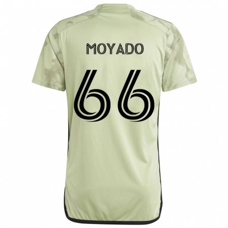 Kandiny Kinder Bryan Moyado #66 Hellgrün Auswärtstrikot Trikot 2024/25 T-Shirt