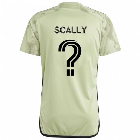 Kandiny Kinder Ethan Scally #0 Hellgrün Auswärtstrikot Trikot 2024/25 T-Shirt