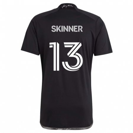 Kandiny Kinder Joey Skinner #13 Schwarz Auswärtstrikot Trikot 2024/25 T-Shirt