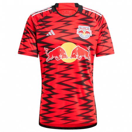 Kandiny Kinder Omir Fernandez #21 Rot Schwarz Weiß Auswärtstrikot Trikot 2024/25 T-Shirt