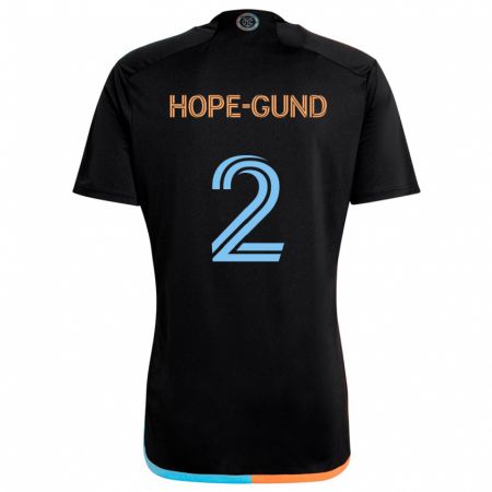 Kandiny Kinder Rio Hope-Gund #2 Schwarz Orange Blau Auswärtstrikot Trikot 2024/25 T-Shirt