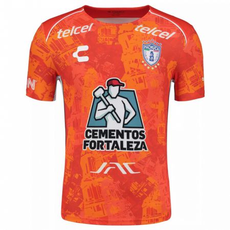 Kandiny Kinder Héctor Gallardo #0 Orange Weiß Auswärtstrikot Trikot 2024/25 T-Shirt