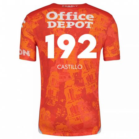 Kandiny Kinder José Castillo #192 Orange Weiß Auswärtstrikot Trikot 2024/25 T-Shirt