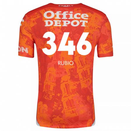 Kandiny Kinder Mateo Rubio #346 Orange Weiß Auswärtstrikot Trikot 2024/25 T-Shirt