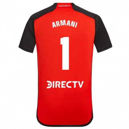 Kandiny Kinder Franco Armani #1 Rot Schwarz Weiß Auswärtstrikot Trikot 2024/25 T-Shirt