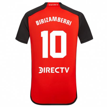 Kandiny Kinder María Carolina Birizamberri Rivero #10 Rot Schwarz Weiß Auswärtstrikot Trikot 2024/25 T-Shirt