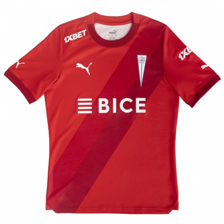 Kandiny Kinder Vicente Bernedo #1 Rot-Weiss Auswärtstrikot Trikot 2024/25 T-Shirt