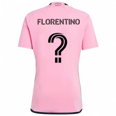 Kandiny Herren Gabriel Florentino #0 Rosa Heimtrikot Trikot 2024/25 T-Shirt