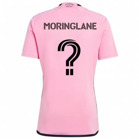 Kandiny Herren Luis Moringlane #0 Rosa Heimtrikot Trikot 2024/25 T-Shirt