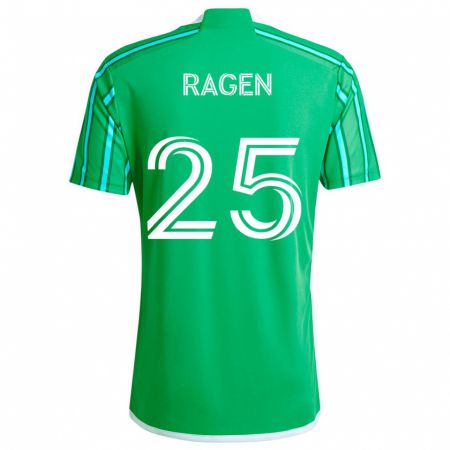 Kandiny Herren Jackson Ragen #25 Grün Weiß Heimtrikot Trikot 2024/25 T-Shirt