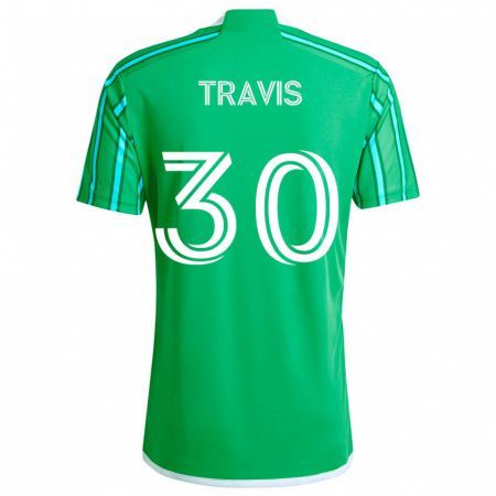 Kandiny Herren Riley Travis #30 Grün Weiß Heimtrikot Trikot 2024/25 T-Shirt