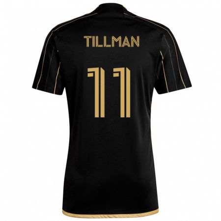 Kandiny Herren Timothy Tillman #11 Schwarzes Gold Heimtrikot Trikot 2024/25 T-Shirt