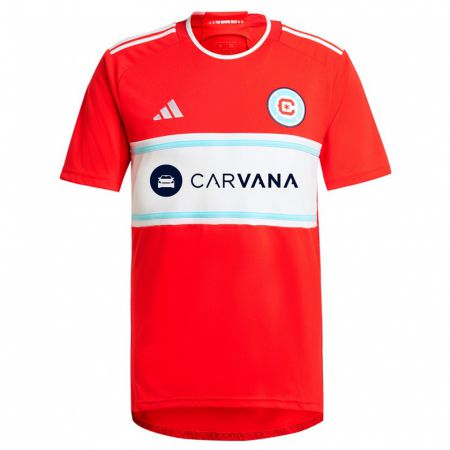 Kandiny Herren Carlos Terán #4 Rot-Weiss Heimtrikot Trikot 2024/25 T-Shirt