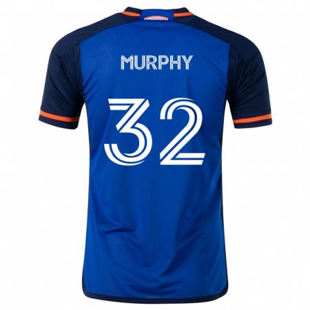 Kandiny Herren Ian Murphy #32 Blau Weiss Heimtrikot Trikot 2024/25 T-Shirt