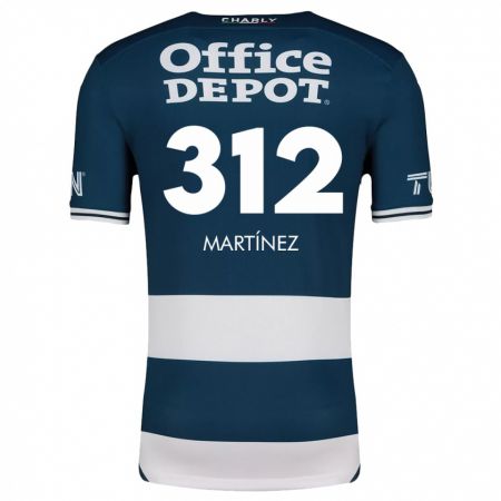 Kandiny Herren Ulises Martínez #312 Blau Weiss Heimtrikot Trikot 2024/25 T-Shirt