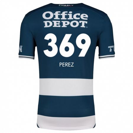 Kandiny Herren Santiago Pérez #369 Blau Weiss Heimtrikot Trikot 2024/25 T-Shirt