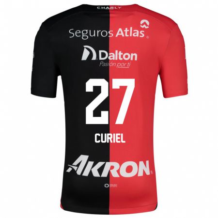 Kandiny Herren Alexa Curiel #27 Rot Schwarz Heimtrikot Trikot 2024/25 T-Shirt