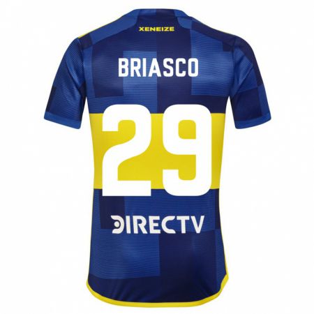 Kandiny Herren Norberto Briasco #29 Blau Gelb Heimtrikot Trikot 2024/25 T-Shirt