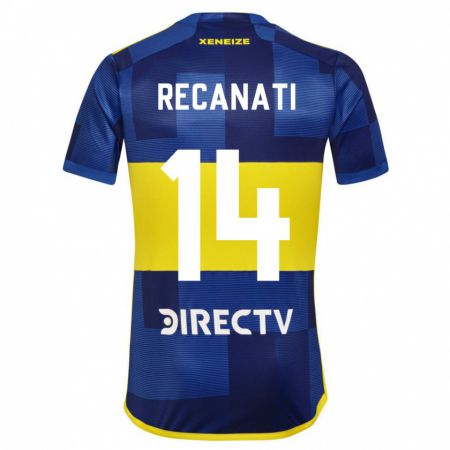 Kandiny Herren Bianca Recanati #14 Blau Gelb Heimtrikot Trikot 2024/25 T-Shirt