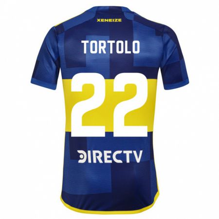 Kandiny Herren Dulce Tortolo #22 Blau Gelb Heimtrikot Trikot 2024/25 T-Shirt