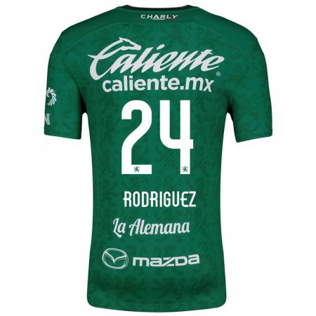 Kandiny Herren Osvaldo Rodríguez #24 Grün Weiß Heimtrikot Trikot 2024/25 T-Shirt