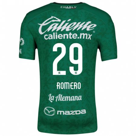 Kandiny Herren Lucas Romero #29 Grün Weiß Heimtrikot Trikot 2024/25 T-Shirt