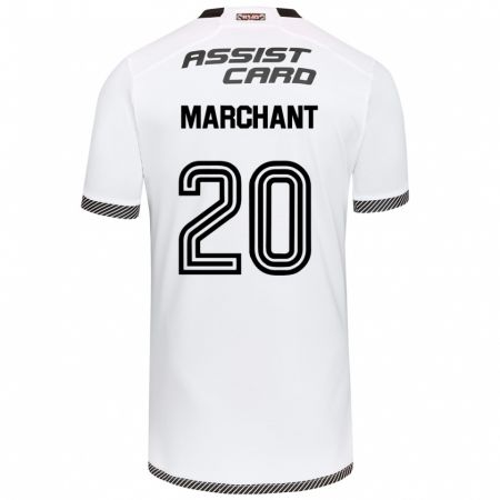 Kandiny Herren Francisco Marchant #20 Weiß Schwarz Heimtrikot Trikot 2024/25 T-Shirt