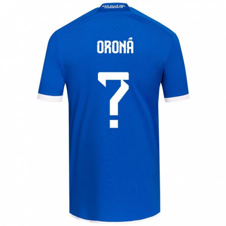 Kandiny Herren Marco Oroná #0 Blau Weiss Heimtrikot Trikot 2024/25 T-Shirt