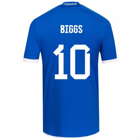 Kandiny Herren Nicole Denise Fajre Biggs #10 Blau Weiss Heimtrikot Trikot 2024/25 T-Shirt