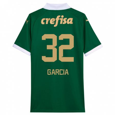 Kandiny Herren Garcia #32 Grün Weiß Heimtrikot Trikot 2024/25 T-Shirt