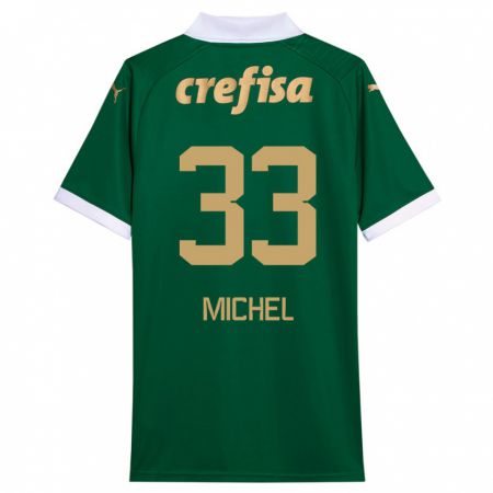 Kandiny Herren Michel #33 Grün Weiß Heimtrikot Trikot 2024/25 T-Shirt