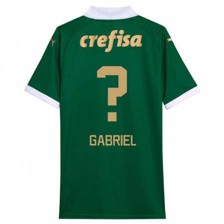 Kandiny Herren Arthur Gabriel #0 Grün Weiß Heimtrikot Trikot 2024/25 T-Shirt