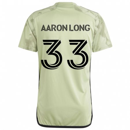 Kandiny Herren Aaron Long #33 Hellgrün Auswärtstrikot Trikot 2024/25 T-Shirt